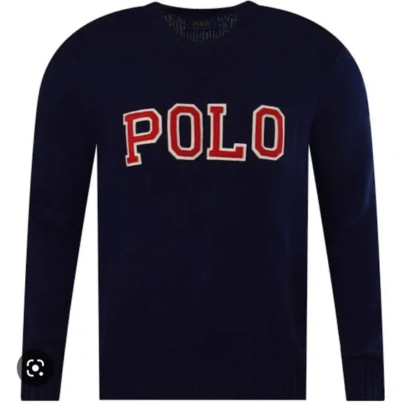 Navy polo jumper XS - Picture 2 of 5